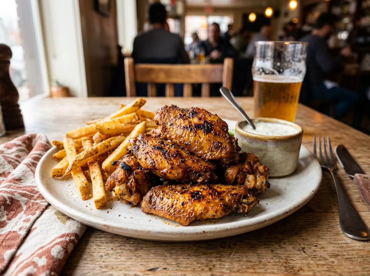 Chicken Wings & Fries