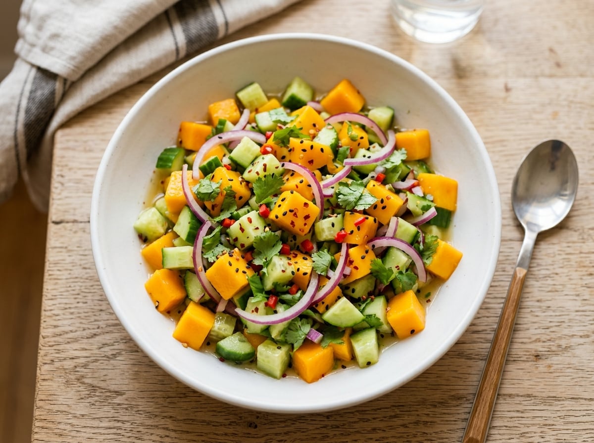 Mango and Cucumber Salad