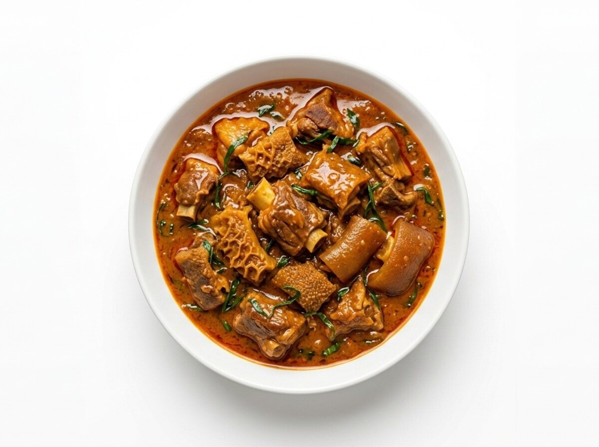 Ogbono Soup close-up