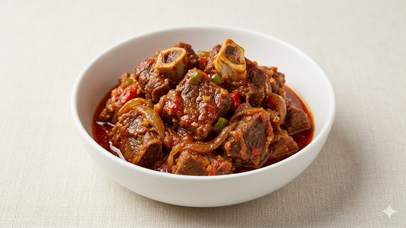 Peppered Goat Meat